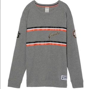 NEW!! VS Pink SF Giants Campus Crew Sweater